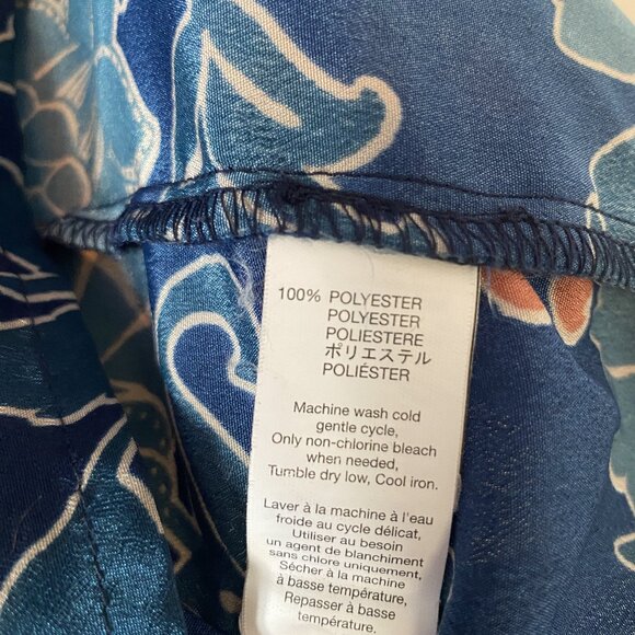 GAP Blue Floral Shift Dress sz S - Picture 10 of 10